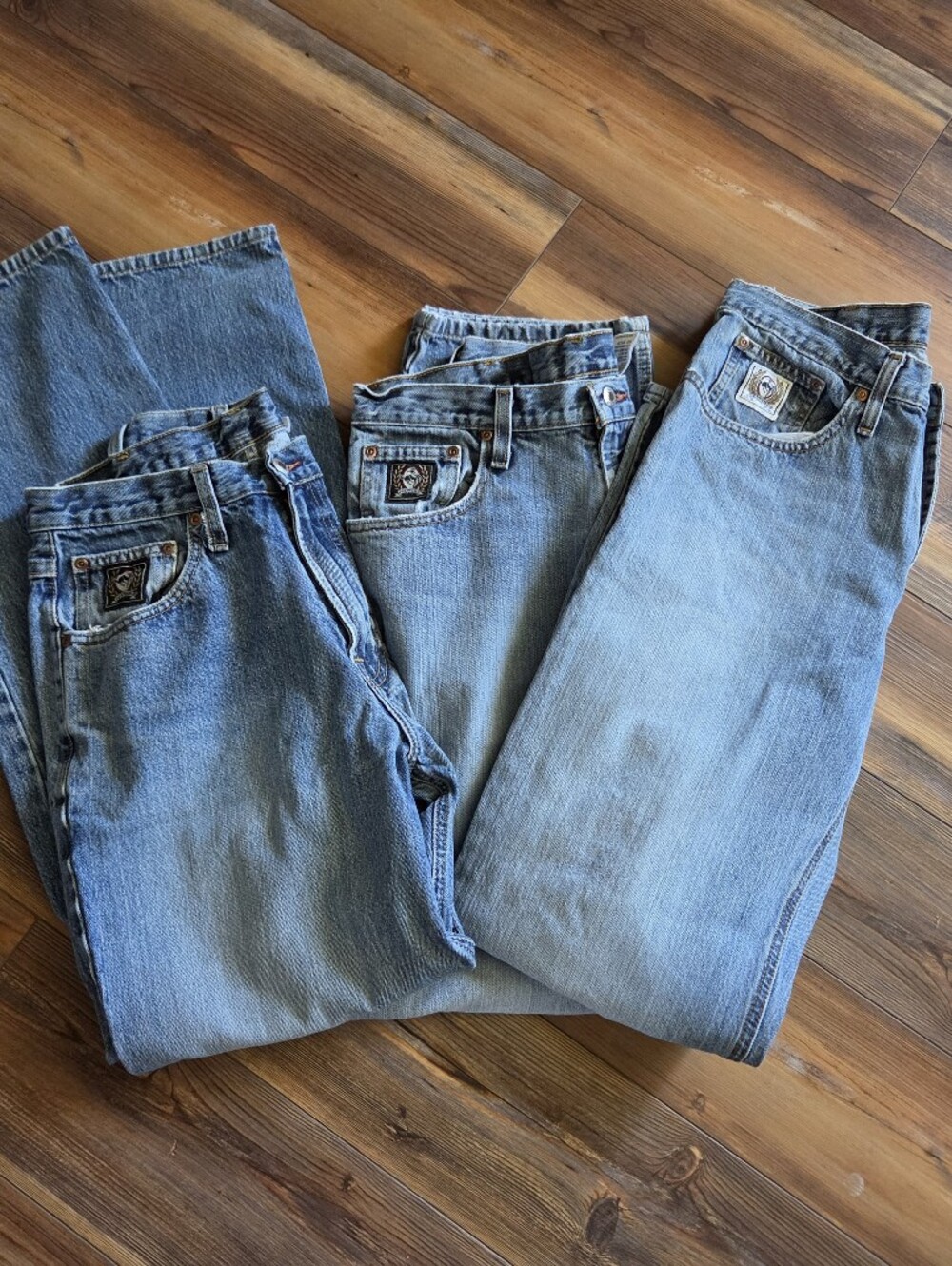 Cinch Light Blue Relaxed Fit Men's Jeans Bundle Of 3 32X34